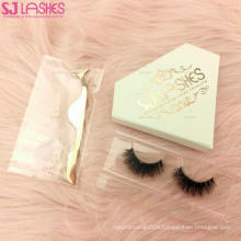 Factory Whole Sale 100% Black Siberian Mink Fur Strip False Eyelashes OEM At An Affordable Price With Custom Packages